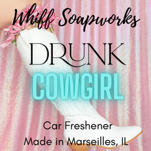 Load image into Gallery viewer, Drunk Cowgirl Car Freshener
