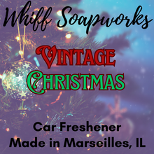 Load image into Gallery viewer, Vintage Christmas Car Freshener
